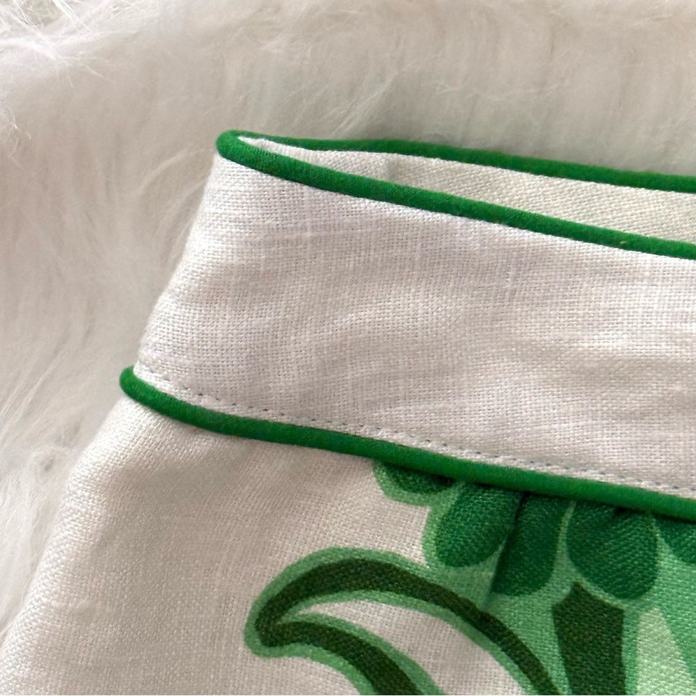FARM Rio Color Festival Linen Midi Skirt, Green, NWT 🇧🇷 - Picture 10 of 16